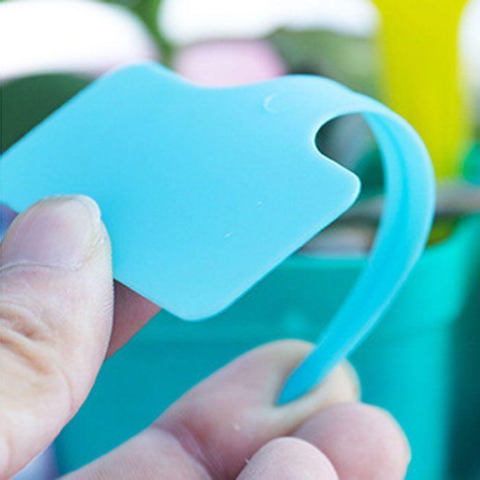 耐久性のあるプラスチック製の植物ラベル 100個 簡単に洗浄 耐久性の