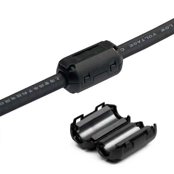 フェライトコア 10個セット ノイズ フィルター 吸収 電源 ケーブル