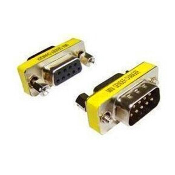 DB9 オスメス 9ピン 2個セット 小型 コネクタ 変換 アダプター MINI GENDER CHANGER RS232 2qska