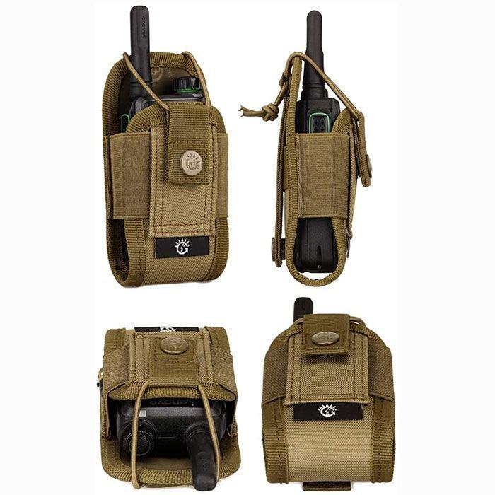 トランシーバーケース ハンディー 無線機用 戦術 アウトドア ケース