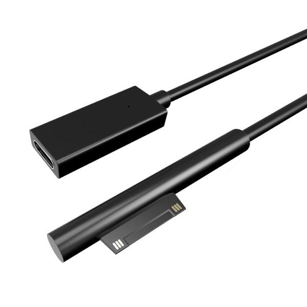 usb-c 充電 ドングル マイクロソフト Surface Pro 7 6 5 4 3 go