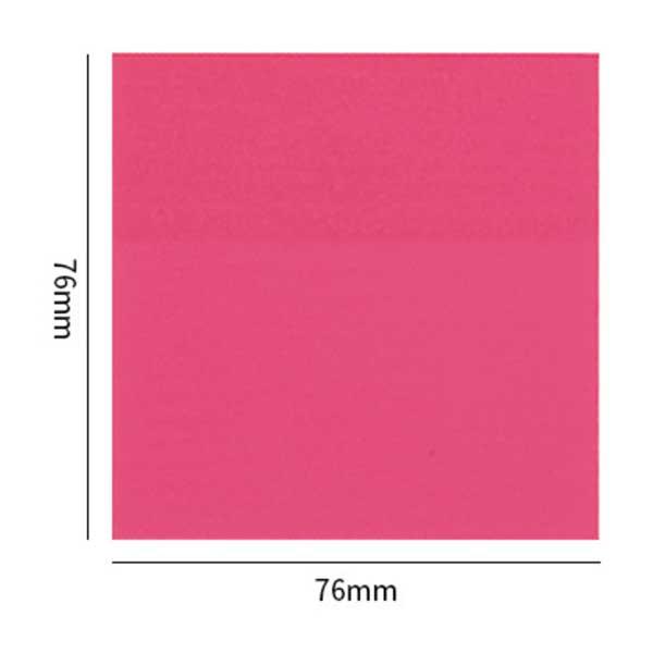 便利貼 100pcs 3×3inch 76×76mm 付箋 ふせん ピンク 便利貼 100pcs 3×3inch 76×76mm 付箋 ふせん ピンク