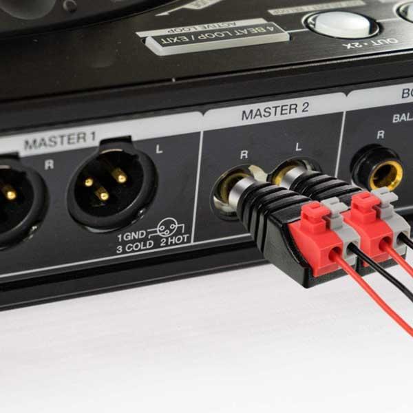 Pioneer コンポ 2スピーカー RCA端子付き Amazon | スピーカーワイヤー to RCA アダプター メス/オス 4個セット