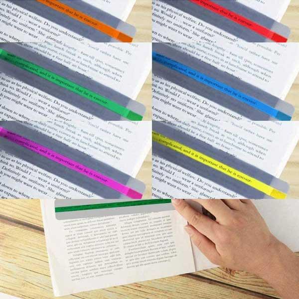 読書ガイド 8枚 セット 魔法の定規 リーディングルーラー しおり ガイドカラー 読書ガイド リーディングトラッカー 読書 読字補 ... |  | 07