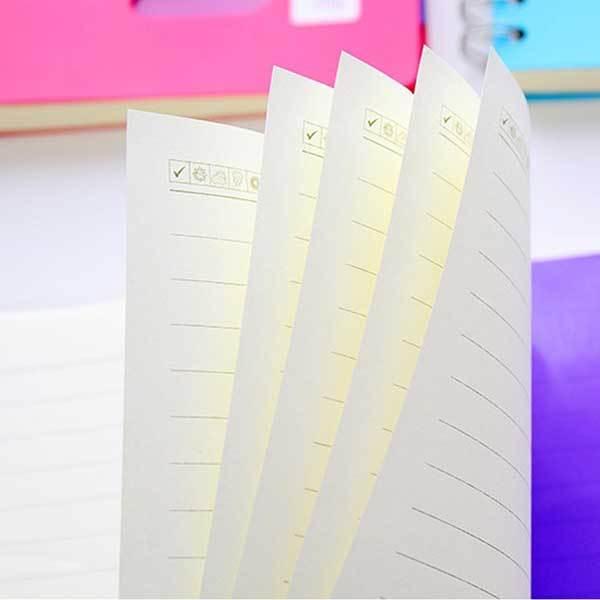 全4カラー】A5 リングノート 横罫 120枚 ノートブック メモ帳 手帳