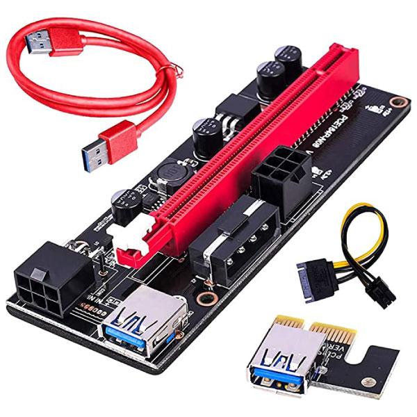 爆買 ライザーカード usb ケーブル Pcie PCI-E VER 009S 1x-16x