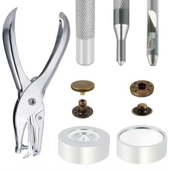 レザークラフト ホック ボタン セット 打ち具セット DIY 布革細工