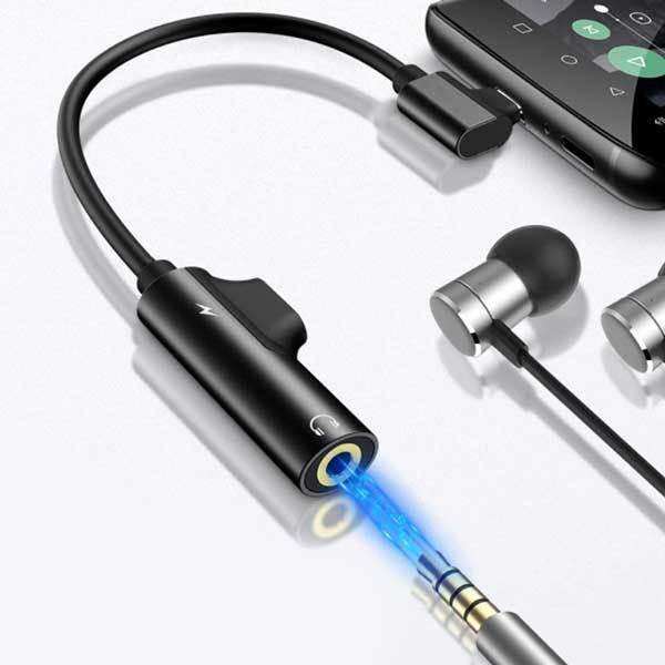 タイプC 3.5mm イヤホン 2in1 急速充電 イヤホン 変換ケーブル イヤホンジャック 3.5mm 二股接続ケーブル L型プラグ 通話対応 高... |  | 02