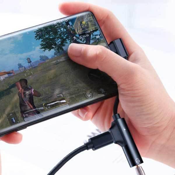 タイプC 3.5mm イヤホン 2in1 急速充電 イヤホン 変換ケーブル イヤホンジャック 3.5mm 二股接続ケーブル L型プラグ 通話対応 高... |  | 03