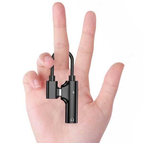 タイプC 3.5mm イヤホン 2in1 急速充電 イヤホン 変換ケーブル イヤホンジャック 3.5mm 二股接続ケーブル L型プラグ 通話対応 高... |  | 05