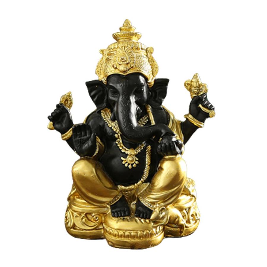 インド　オブジェ / 置物　ガネーシャ ガネーシャ オブジェ ゾウ 置物 玄関 インテリア 雑貨 リビング