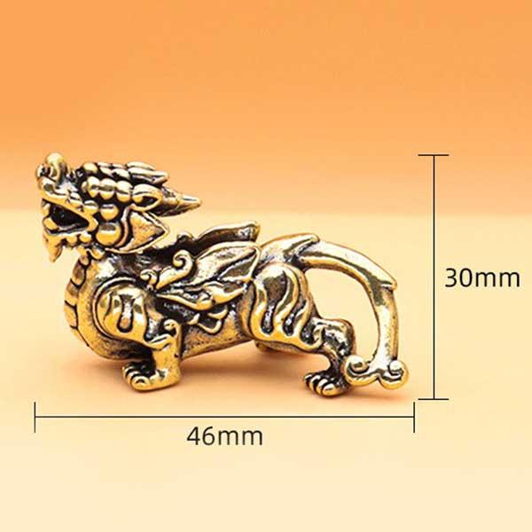 【開運】四霊獣　チーリン（麒麟）置物 開運】四霊獣 チーリン（麒麟）置物