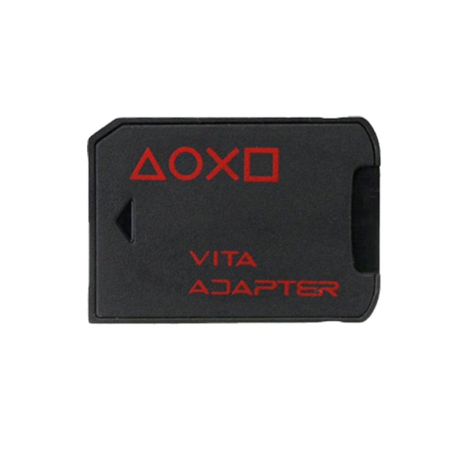 PS Vita 2000 メモリーカード 変換 アダプター microSD ブラック ゲーム 機器 アクセサリー 便利 グッズ｜clorets｜03