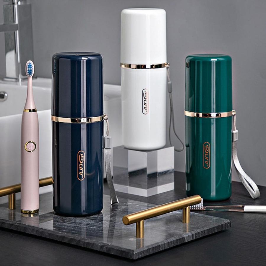 歯ブラシケース コップ付き 携帯用 旅行 トラベルセット 収納 おしゃれ