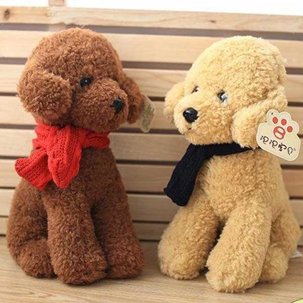 トイプードル ぬいぐるみ 可愛い 高さ32cm お洒落 リアル 犬