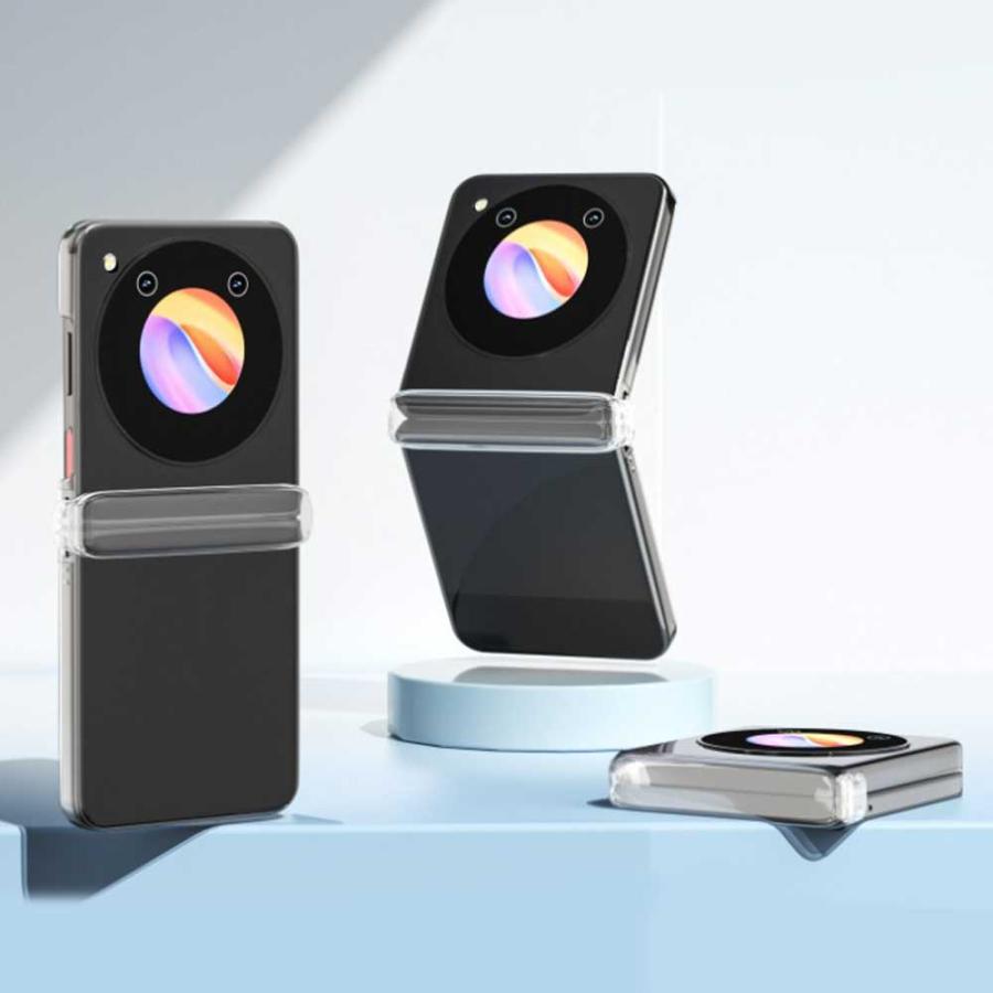 Libero Flip ケース クリア PC素材 保護カバー 保護ケース 落下防止 傷