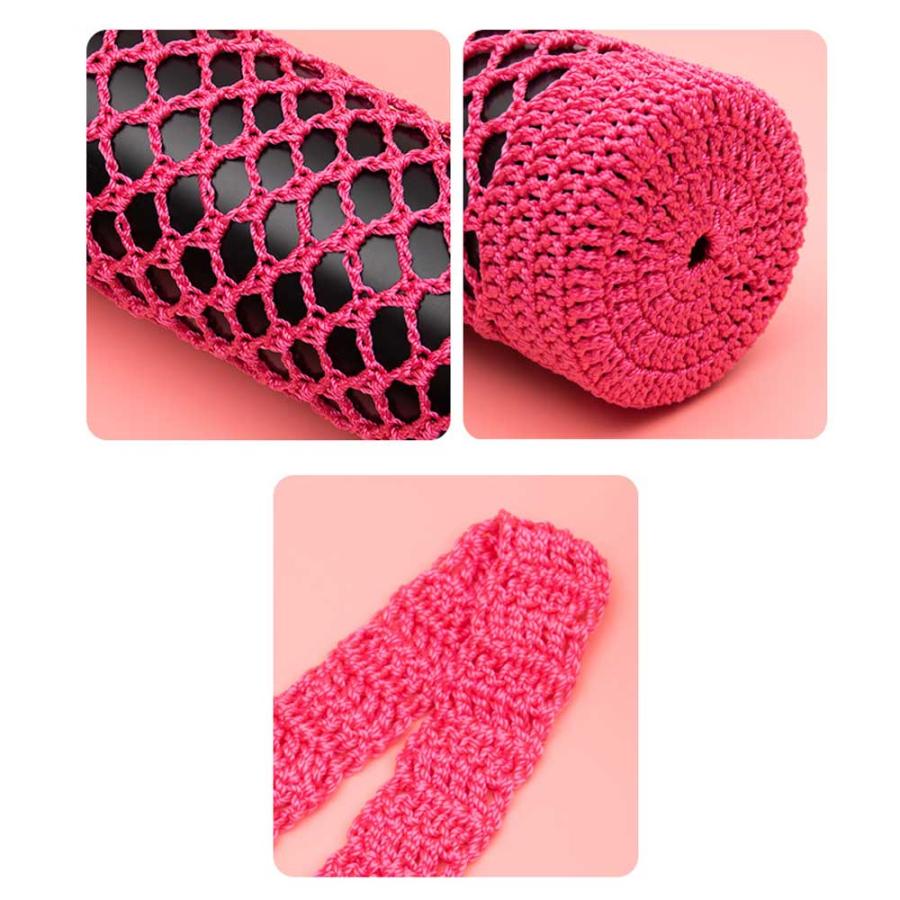 水筒カバー 編み込み ボトルホルダー 400-600ml ざっくり編み ボトル