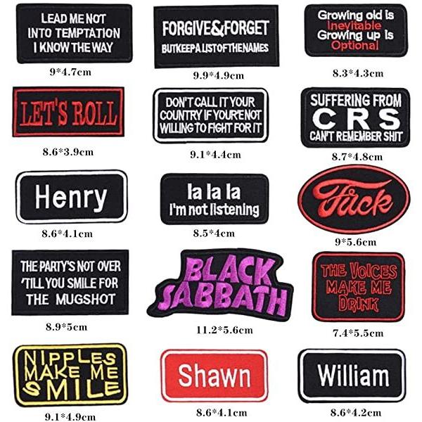 ワッペン アップリケ アイロンワッペン刺繍英語文字刺繍 ミリタリーワッペン アメカジ 男子ジャケットパッチ 補修かっこいい装飾 6mm B0851c8rjk クロレッツ 通販 Yahoo ショッピング