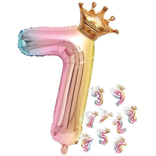 誕生日 バルーン 数字 パーティー 飾り風船 0 9 王冠 デコレーション装飾 32インチ 大きい バルーン 結婚式 記念日 子供 大人兼 Fqtpnox4qk 室内装飾 Valleymill Com