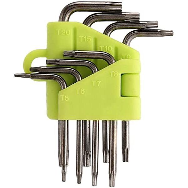 特別価格 トルクスドライバー T6 T8 T10 精密 ヘックスローブ レンチセット 特殊六角星型ドライバー L型 いじり止めネジ対応 8本組 Mac Mi Fleckscore Com