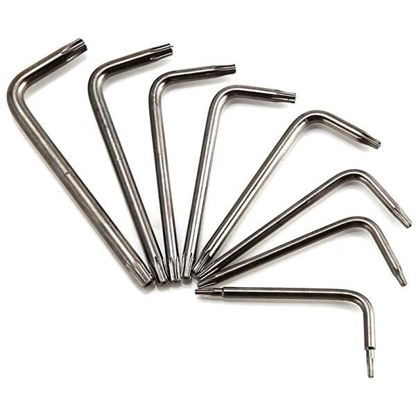 特別価格 トルクスドライバー T6 T8 T10 精密 ヘックスローブ レンチセット 特殊六角星型ドライバー L型 いじり止めネジ対応 8本組 Mac Mi Fleckscore Com