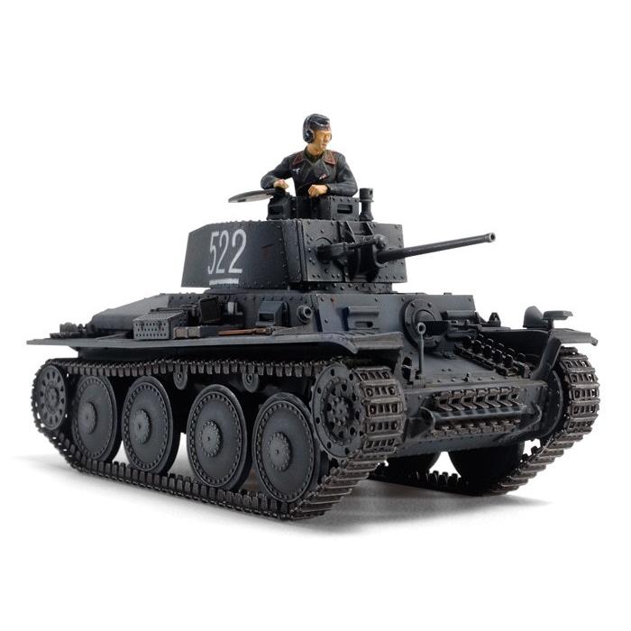 1/48 ミリタリーミニチュアシリーズ No.83 1/48 ドイツ軽戦車 38(t)E/F型 32583 プラモデル タミヤ｜close-by｜02