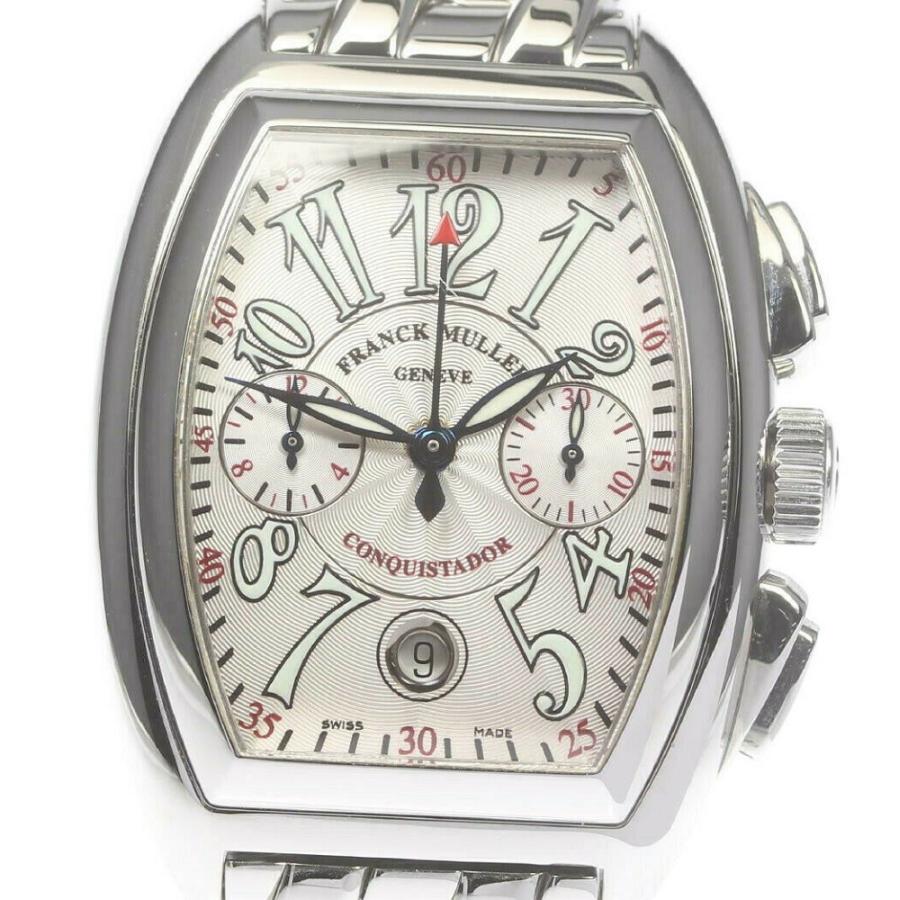 ☆美品【FRANCK MULLER】フランクミュラー コンキスタドール 8001CC クロノグラフ 自動巻き メンズ【ev10】｜closer0510