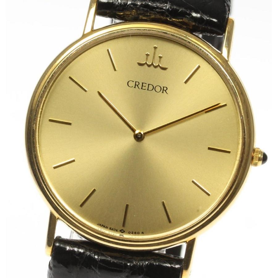 SEIKO（セイコー） 【SEIKO】セイコー クレドール K18YG 5A74-0140