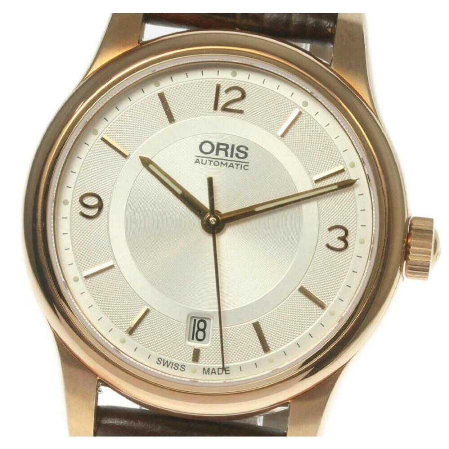 ☆極美品☆箱保【ORIS】オリス クラシック デイト 733 7578 4831 自動 