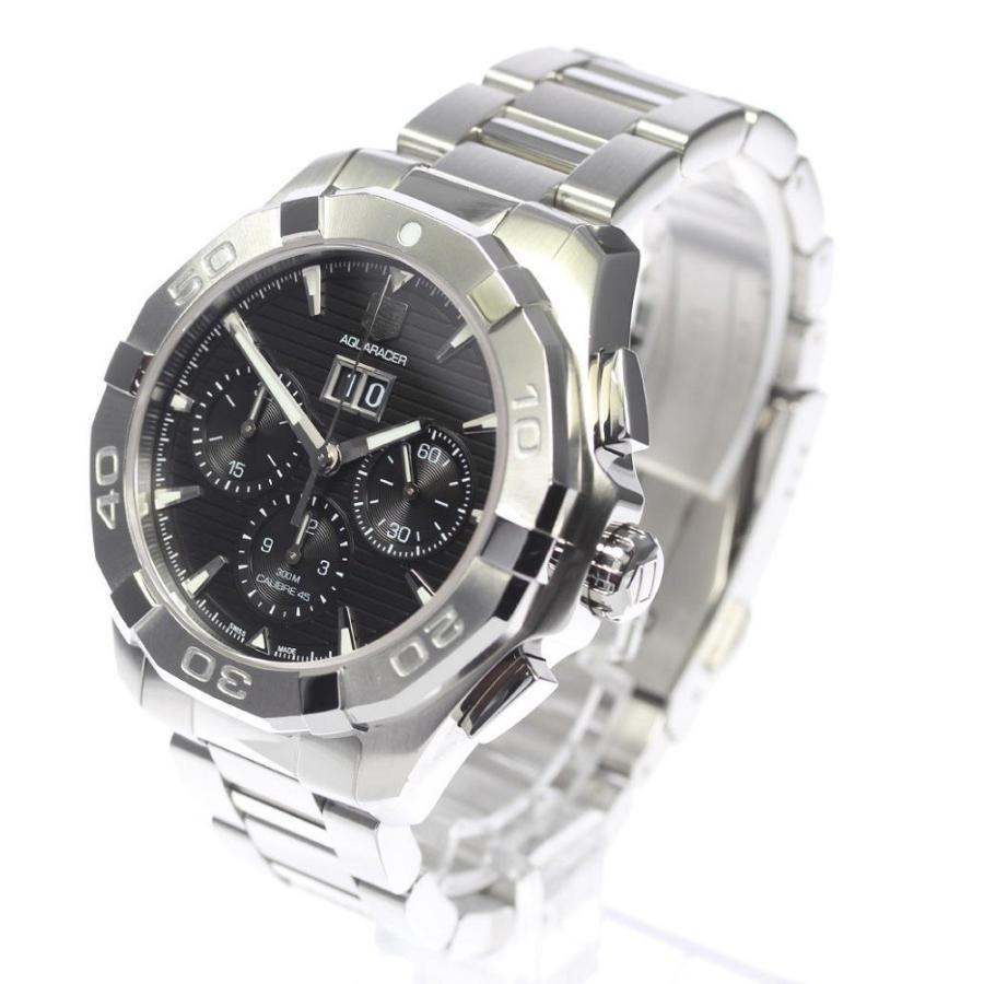 ☆良品【TAG HEUER】タグホイヤー アクアレーサー クロノグラフ ビックデイト CAY211Z.BA0926 自動巻き メンズ｜closer0510｜02