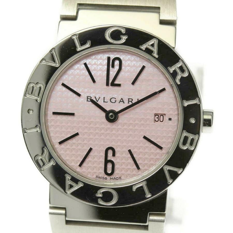 BVLGARI（ブルガリ） ☆美品【BVLGARI】ブルガリ BB26SS ピンクシェル クォーツ レディース【ev05a】 : CLOSER ...