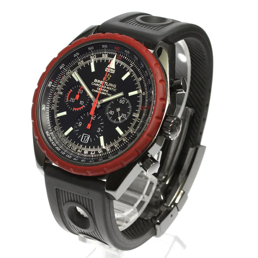 ブライトリング（BREITLING） 保証書付【BREITLING】ブライトリング ナビタイマー クロノマチック ブラックスチール ...