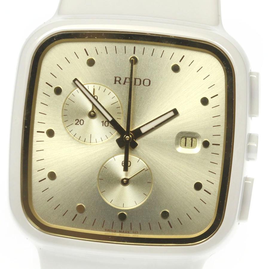 ☆未使用品 ★箱・保証書付き【RADO】ラドー ダイアスター クロノグラフ 01.538.0392.3.025 クォーツ メンズ_480009【ev10】 RADO（ラドー） ☆未使用品 ☆箱・保証書付き【RADO】ラドー ダイア