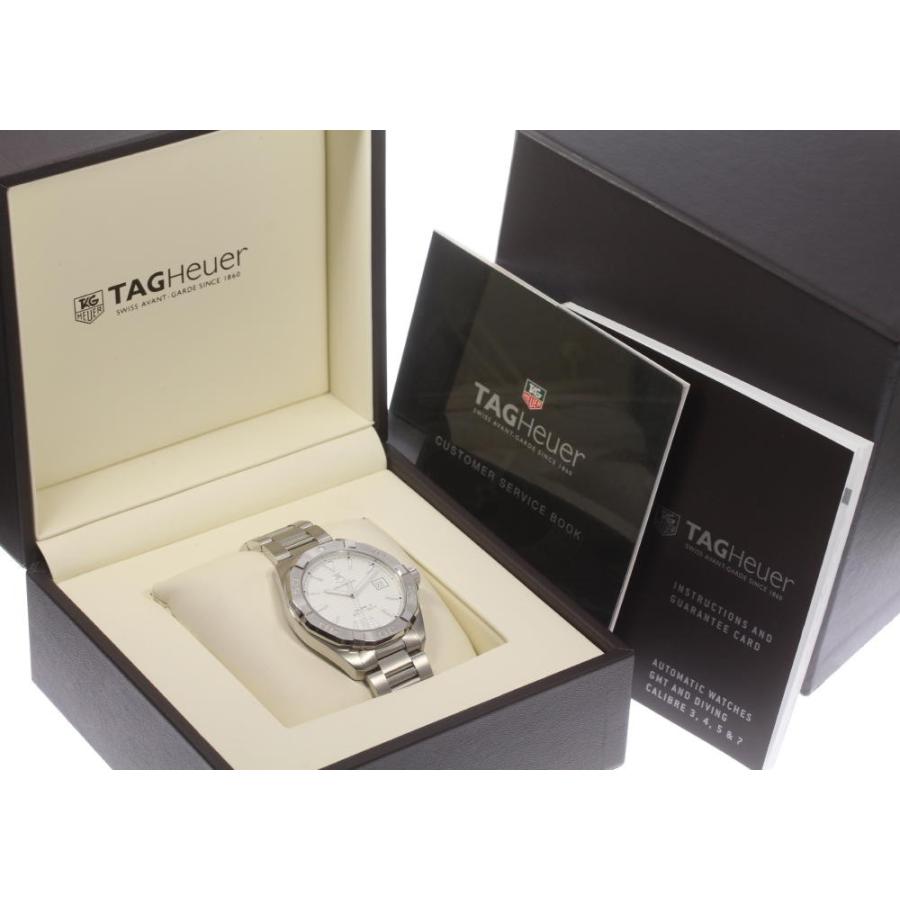 TAG HEUER（タグ・ホイヤー） 美品★箱【TAG HEUER】タグホイヤー アクアレーサー キャリバー5 自動巻き メンズ【ev05a ...