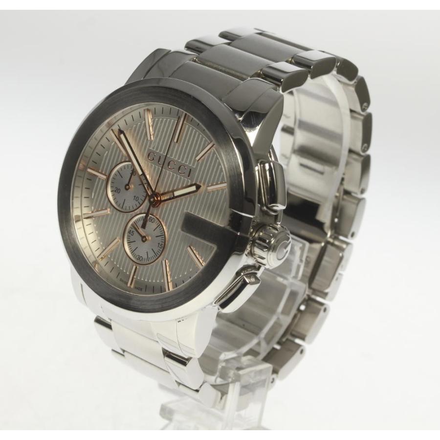GUCCI メンズ　Gクロノ　クロノグラフ　YA101201 GUCCI（グッチ） ☆良品【GUCCI】グッチ Gクロノ 101.2 YA101201