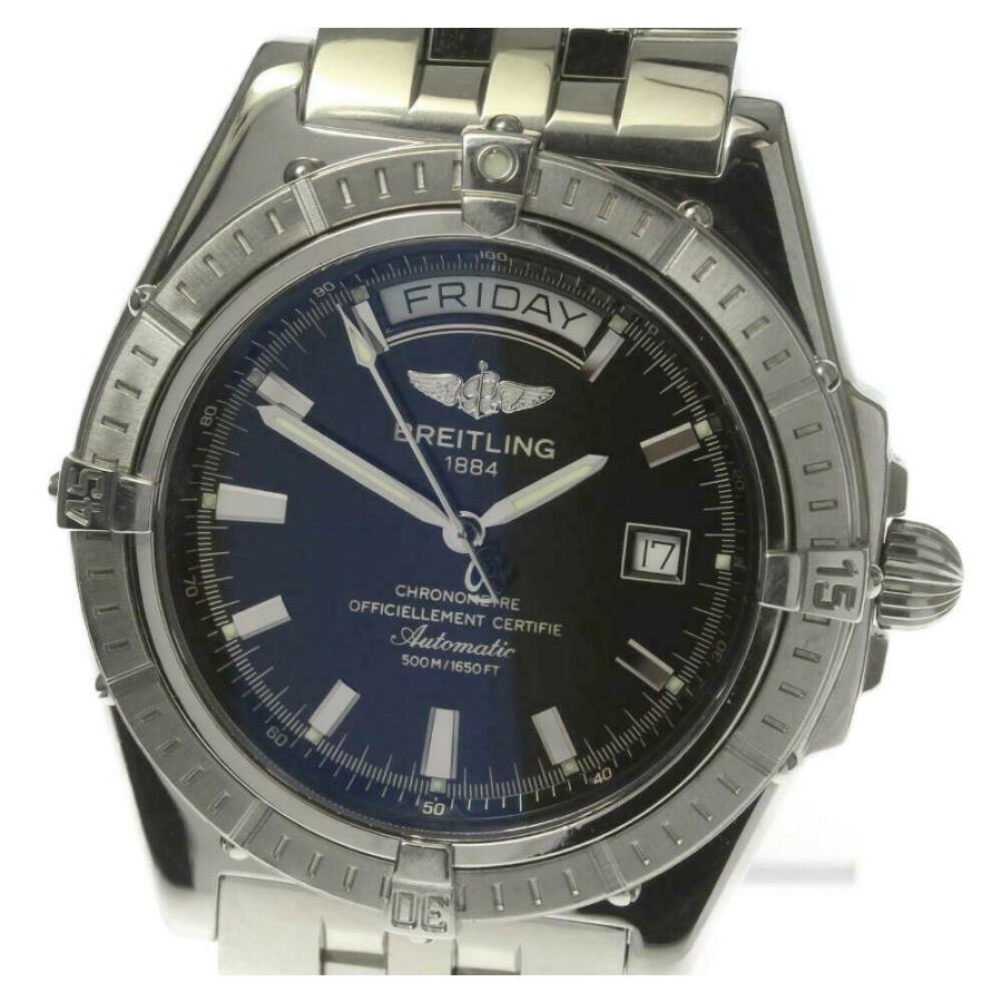 ブライトリング（BREITLING） ☆良品【BREITLING】ブライトリング ヘッドウィンド デイデイト A45355 自動巻き メンズ ...