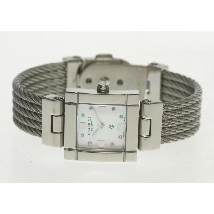 【新品電池✨】フィリップシャリオール 腕時計 ケルティック レディース バングル PHILIPPE CHARRIOL フィリップ シャリオール バングル