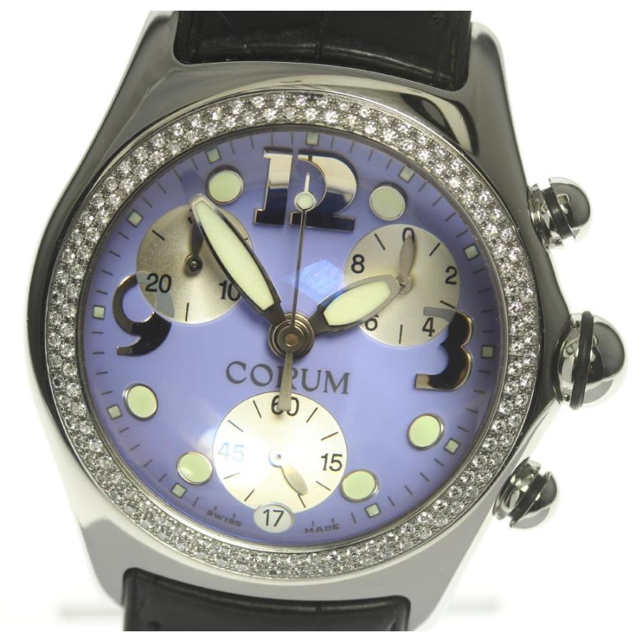 CORUM（コルム） ☆美品【CORUM】コルム バブル クロノグラフ 396.150 