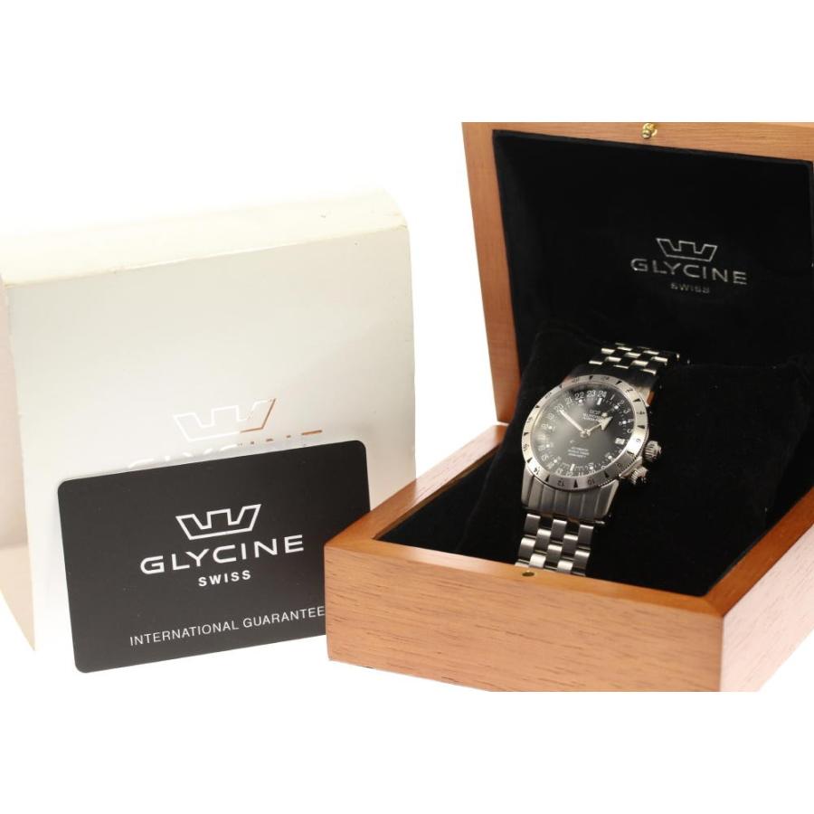 GLYCINE グリシン GL0083 自動巻き腕時計 箱付き 稼働品 GLYCINE（グリシン） 美品☆箱・保【GLYCINE】グリシン エアマン