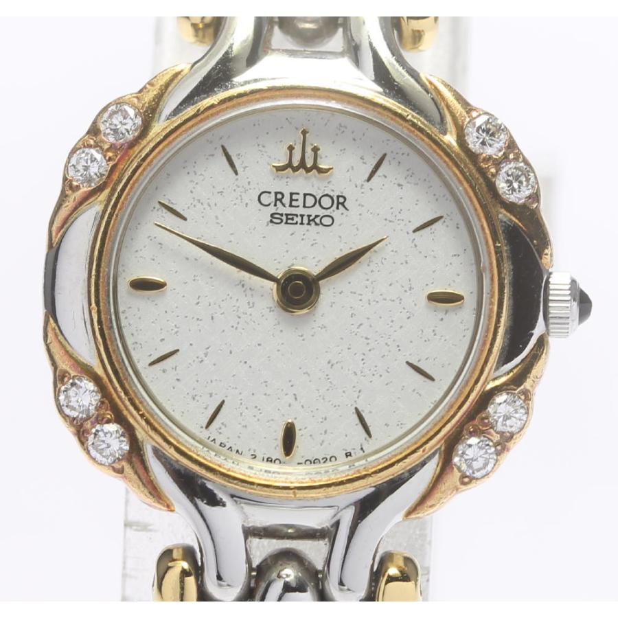セイコー/SEIKO 18KT クレドール 8Pダイヤ2J80-0020 SEIKO（セイコー） 【SEIKO】セイコー クレドール 8Pダイヤ 2J80-0020