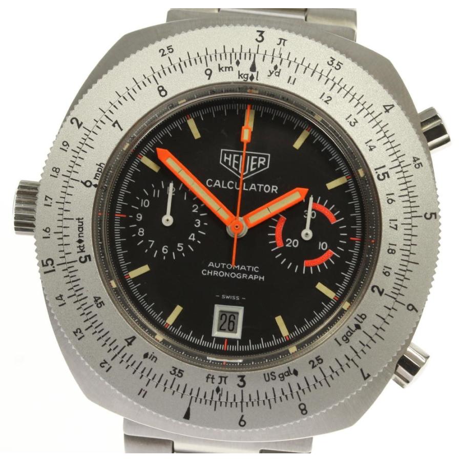 ☆良品【Heuer】ホイヤー カリキュレーター デイト クロノグラフ