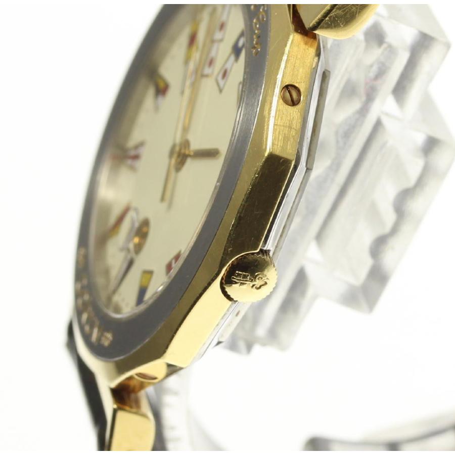 コルム アドミラルズカップ アイボリー デイト クォーツ メンズ 腕時計 美品 CORUM（コルム） 【CORUM】コルム アドミラルズカップ 99.830.21