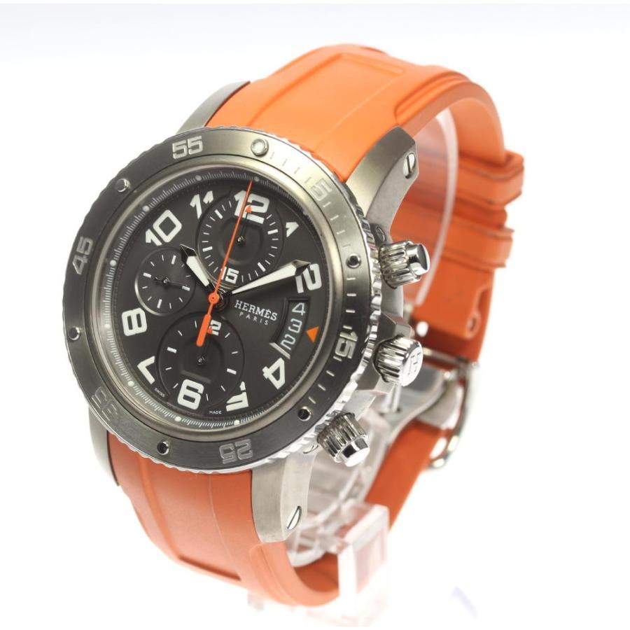 HERMES ☆良品【HERMES】エルメス クリッパークロノ クロノ