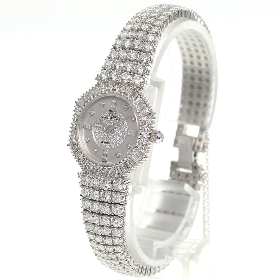 ダルバーニ DALUVANI K18WG ダイヤモンド12.98ct クォーツ レディース 良品 _521753【ev15】 ダルバーニ DALUVANI K18WG ダイヤモンド12.98ct クォーツ レディース