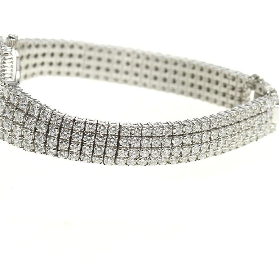 ダルバーニ DALUVANI K18WG ダイヤモンド12.98ct クォーツ レディース 良品 _521753【ev15】 ダルバーニ DALUVANI K18WG ダイヤモンド12.98ct クォーツ レディース