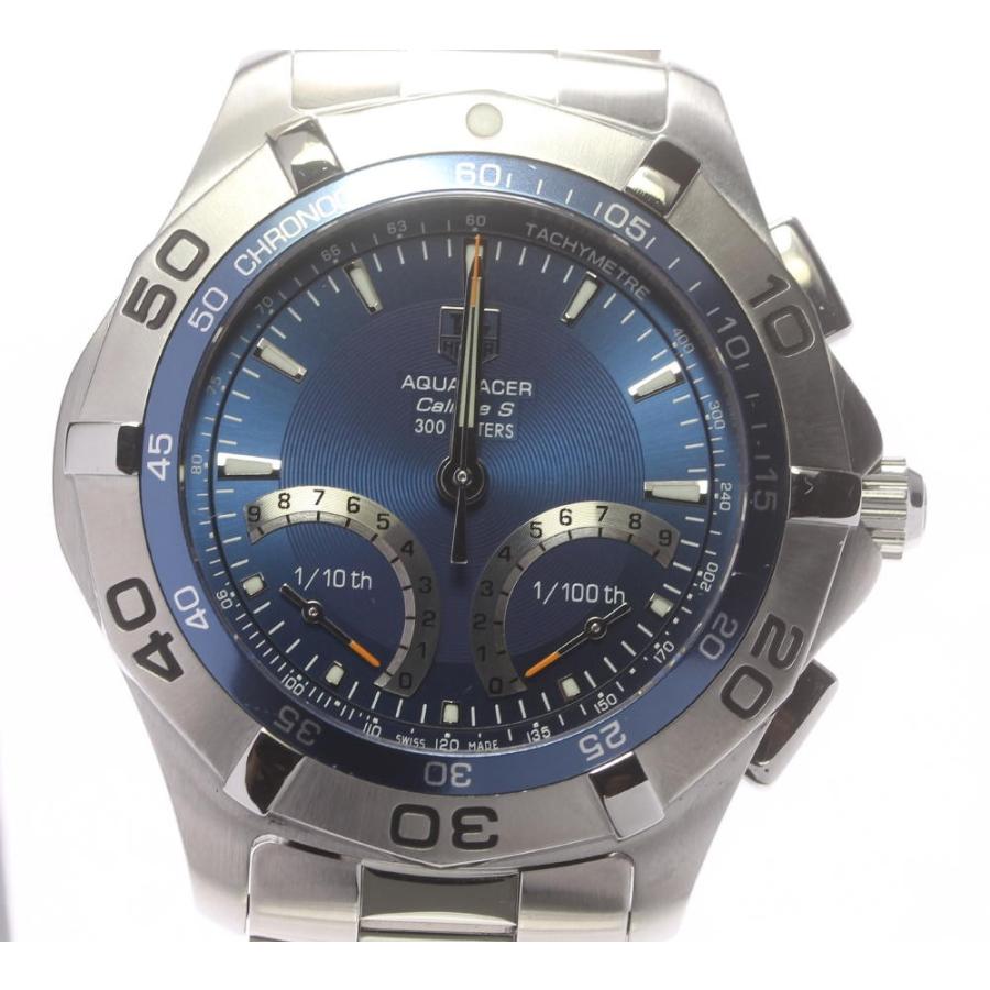 ☆美品【TAG HEUER】タグホイヤー アクアレーサー キャリバーS CAF7012 クォーツ メンズ