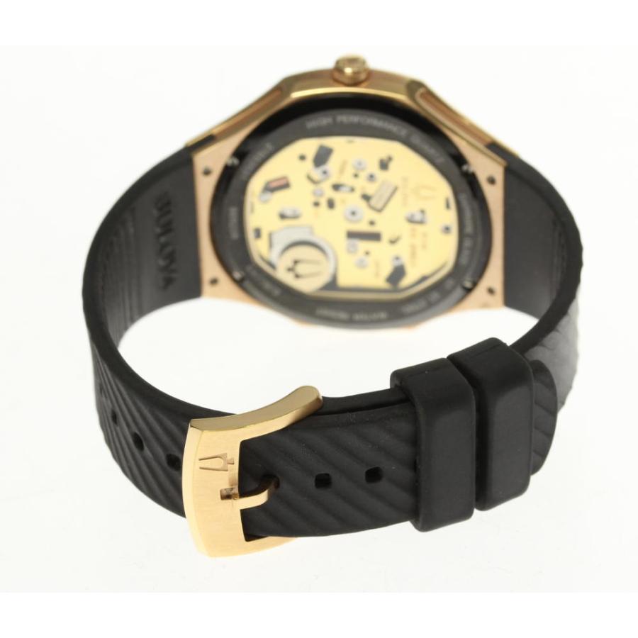 662 ブローバ　カーブ　98R239 ローズゴールド　ダイヤ　スモセコ　腕時計 ☆良品【BULOVA】ブローバ カーブ 4Pダイヤ 98R239 クォーツ