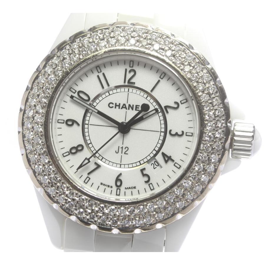 CHANEL（シャネル） 【CHANEL】シャネル J12 アフターダイヤベゼル 白