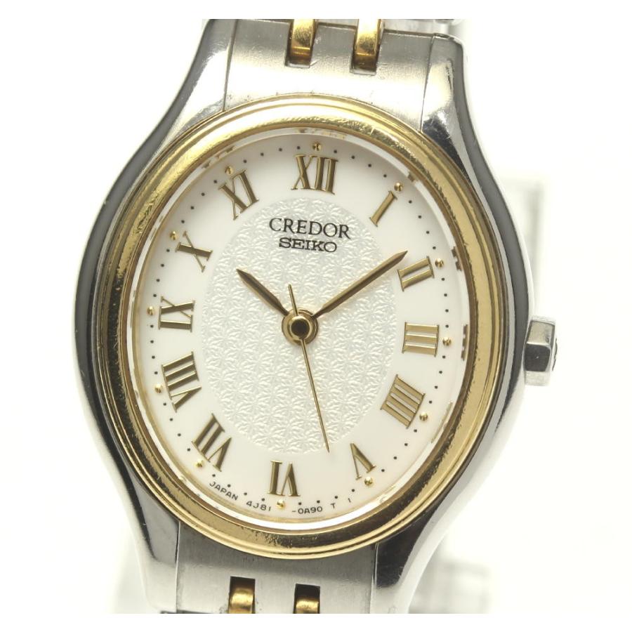 SEIKO 【SEIKO】セイコー クレドール 4J81-5A10 クォーツ レディース 