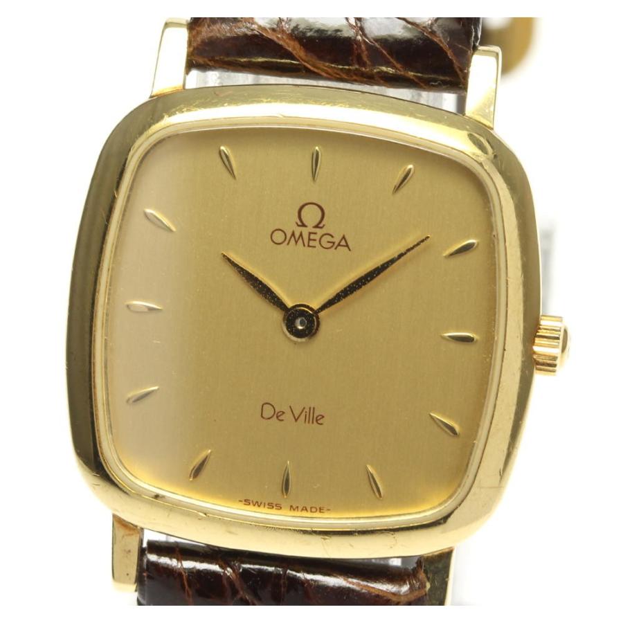 Omega オメガ デビル K18yg スクエア 革ベルト クォーツ レディース Ev05 Closer Yahoo ショップ 通販 Yahoo ショッピング